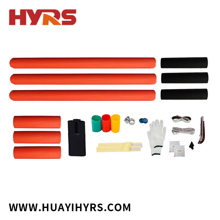 10kV-ko hiru nukleoen amaierako bero-txikigarria barrurako kit